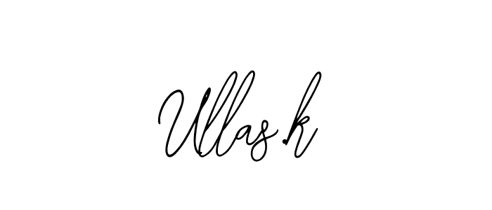 Here are the top 10 professional signature styles for the name Ullas.k. These are the best autograph styles you can use for your name. Ullas.k signature style 12 images and pictures png