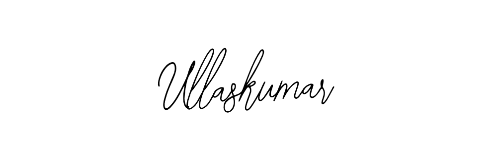 Also we have Ullaskumar name is the best signature style. Create professional handwritten signature collection using Bearetta-2O07w autograph style. Ullaskumar signature style 12 images and pictures png