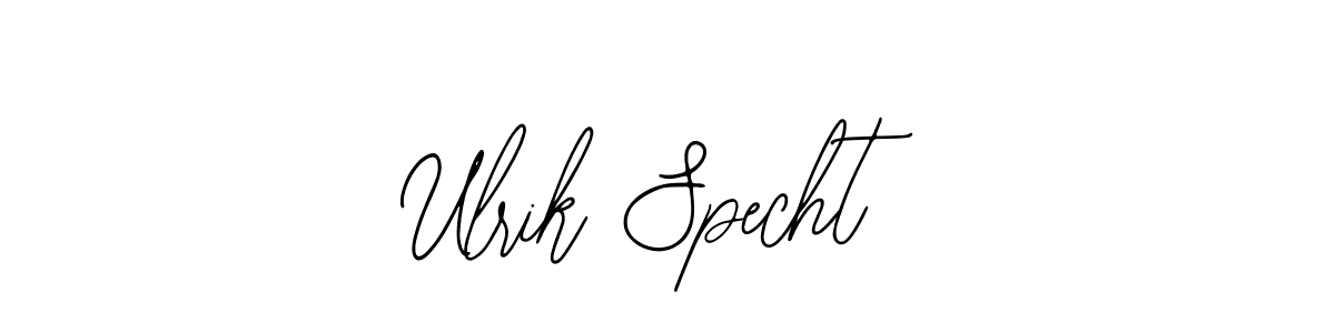 The best way (Bearetta-2O07w) to make a short signature is to pick only two or three words in your name. The name Ulrik Specht include a total of six letters. For converting this name. Ulrik Specht signature style 12 images and pictures png