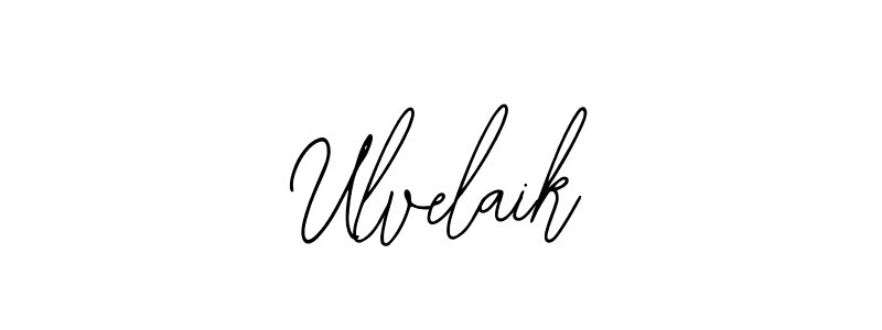 if you are searching for the best signature style for your name Ulvelaik. so please give up your signature search. here we have designed multiple signature styles  using Bearetta-2O07w. Ulvelaik signature style 12 images and pictures png