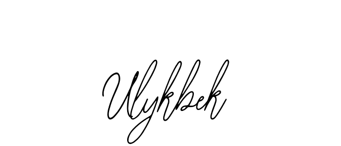 How to make Ulykbek signature? Bearetta-2O07w is a professional autograph style. Create handwritten signature for Ulykbek name. Ulykbek signature style 12 images and pictures png