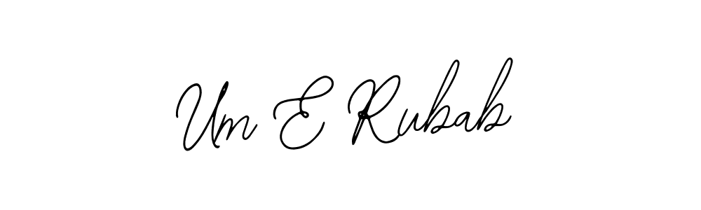 You can use this online signature creator to create a handwritten signature for the name Um E Rubab. This is the best online autograph maker. Um E Rubab signature style 12 images and pictures png