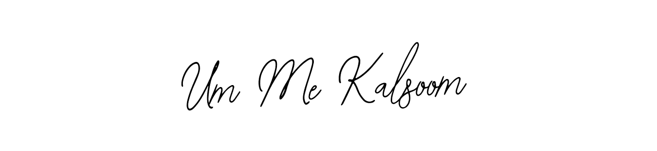 Use a signature maker to create a handwritten signature online. With this signature software, you can design (Bearetta-2O07w) your own signature for name Um Me Kalsoom. Um Me Kalsoom signature style 12 images and pictures png