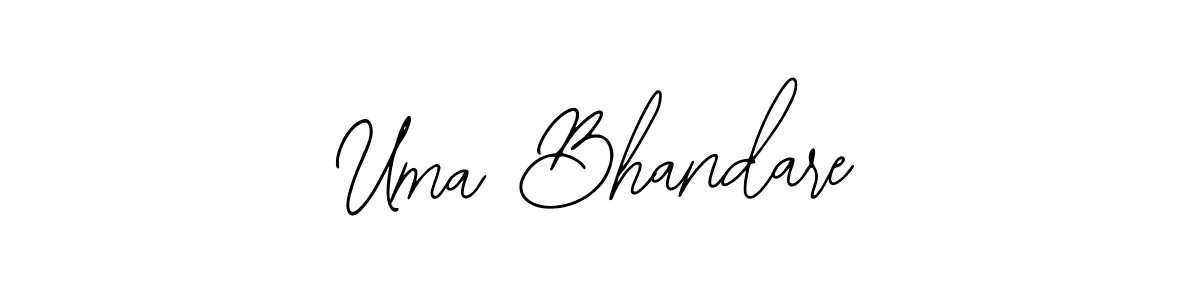 Here are the top 10 professional signature styles for the name Uma Bhandare. These are the best autograph styles you can use for your name. Uma Bhandare signature style 12 images and pictures png