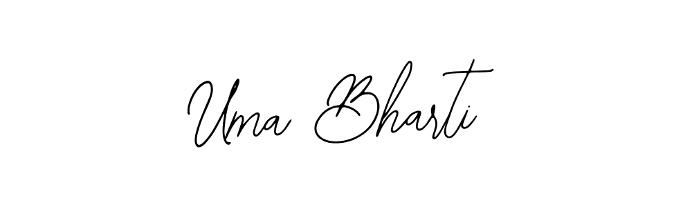 Use a signature maker to create a handwritten signature online. With this signature software, you can design (Bearetta-2O07w) your own signature for name Uma Bharti. Uma Bharti signature style 12 images and pictures png