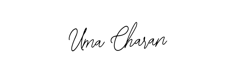 if you are searching for the best signature style for your name Uma Charan. so please give up your signature search. here we have designed multiple signature styles  using Bearetta-2O07w. Uma Charan signature style 12 images and pictures png