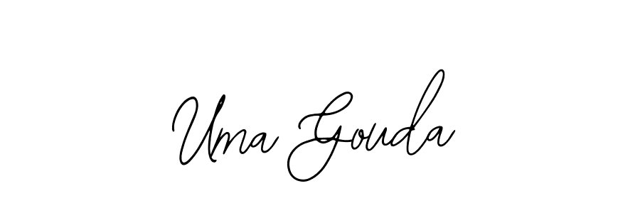 Uma Gouda stylish signature style. Best Handwritten Sign (Bearetta-2O07w) for my name. Handwritten Signature Collection Ideas for my name Uma Gouda. Uma Gouda signature style 12 images and pictures png