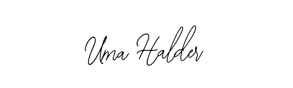 How to make Uma Halder signature? Bearetta-2O07w is a professional autograph style. Create handwritten signature for Uma Halder name. Uma Halder signature style 12 images and pictures png