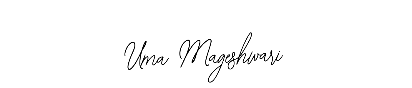 How to make Uma Mageshwari signature? Bearetta-2O07w is a professional autograph style. Create handwritten signature for Uma Mageshwari name. Uma Mageshwari signature style 12 images and pictures png