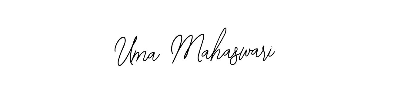 Bearetta-2O07w is a professional signature style that is perfect for those who want to add a touch of class to their signature. It is also a great choice for those who want to make their signature more unique. Get Uma Mahaswari name to fancy signature for free. Uma Mahaswari signature style 12 images and pictures png