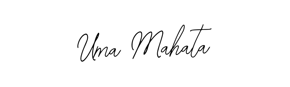 Also we have Uma Mahata name is the best signature style. Create professional handwritten signature collection using Bearetta-2O07w autograph style. Uma Mahata signature style 12 images and pictures png