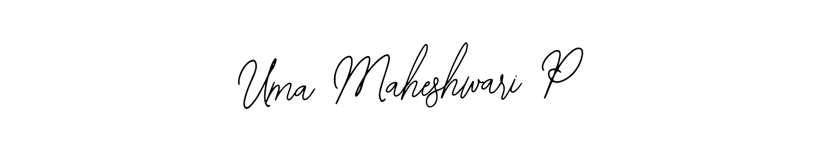 Uma Maheshwari P stylish signature style. Best Handwritten Sign (Bearetta-2O07w) for my name. Handwritten Signature Collection Ideas for my name Uma Maheshwari P. Uma Maheshwari P signature style 12 images and pictures png