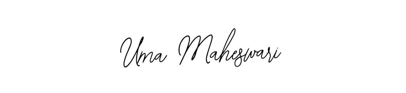 Also You can easily find your signature by using the search form. We will create Uma Maheswari name handwritten signature images for you free of cost using Bearetta-2O07w sign style. Uma Maheswari signature style 12 images and pictures png