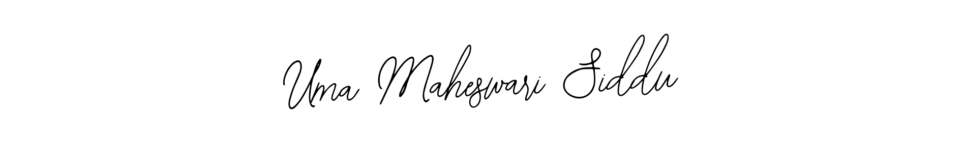 Bearetta-2O07w is a professional signature style that is perfect for those who want to add a touch of class to their signature. It is also a great choice for those who want to make their signature more unique. Get Uma Maheswari Siddu name to fancy signature for free. Uma Maheswari Siddu signature style 12 images and pictures png