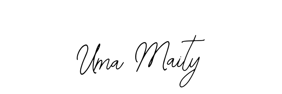 Design your own signature with our free online signature maker. With this signature software, you can create a handwritten (Bearetta-2O07w) signature for name Uma Maity. Uma Maity signature style 12 images and pictures png