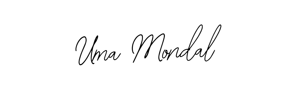 Create a beautiful signature design for name Uma Mondal. With this signature (Bearetta-2O07w) fonts, you can make a handwritten signature for free. Uma Mondal signature style 12 images and pictures png