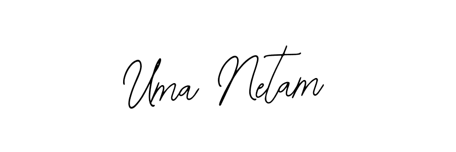 The best way (Bearetta-2O07w) to make a short signature is to pick only two or three words in your name. The name Uma Netam include a total of six letters. For converting this name. Uma Netam signature style 12 images and pictures png