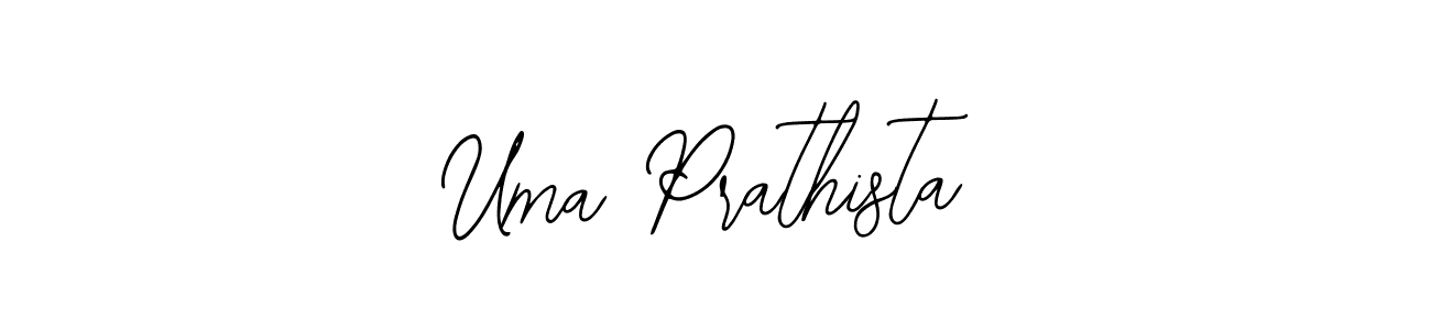 The best way (Bearetta-2O07w) to make a short signature is to pick only two or three words in your name. The name Uma Prathista include a total of six letters. For converting this name. Uma Prathista signature style 12 images and pictures png