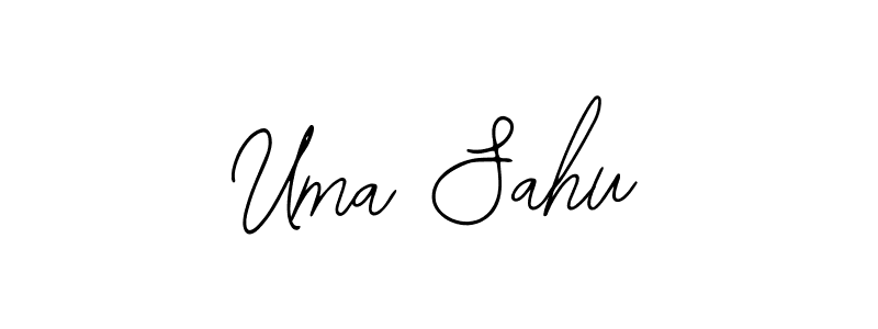 Also You can easily find your signature by using the search form. We will create Uma Sahu name handwritten signature images for you free of cost using Bearetta-2O07w sign style. Uma Sahu signature style 12 images and pictures png