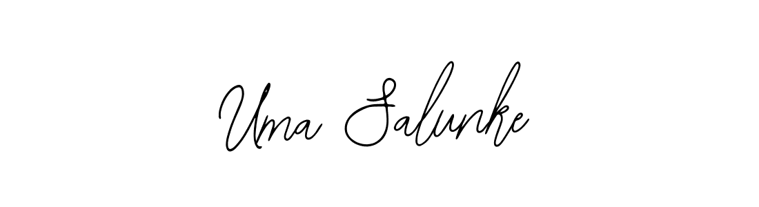 if you are searching for the best signature style for your name Uma Salunke. so please give up your signature search. here we have designed multiple signature styles  using Bearetta-2O07w. Uma Salunke signature style 12 images and pictures png