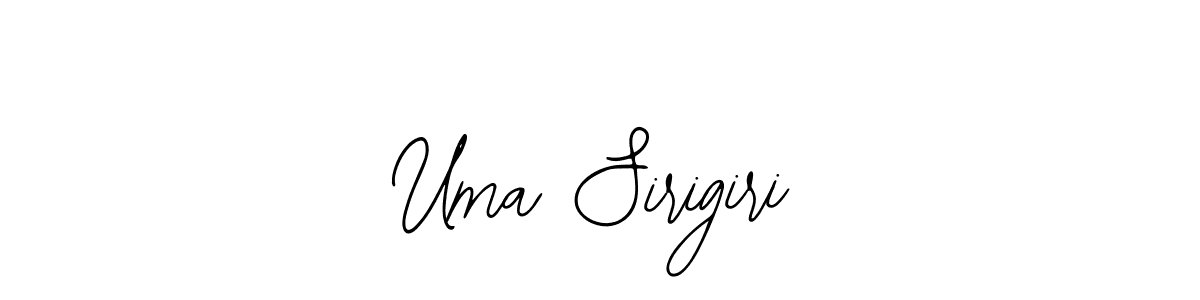 Uma Sirigiri stylish signature style. Best Handwritten Sign (Bearetta-2O07w) for my name. Handwritten Signature Collection Ideas for my name Uma Sirigiri. Uma Sirigiri signature style 12 images and pictures png