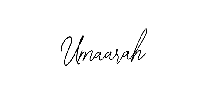 Make a beautiful signature design for name Umaarah. With this signature (Bearetta-2O07w) style, you can create a handwritten signature for free. Umaarah signature style 12 images and pictures png