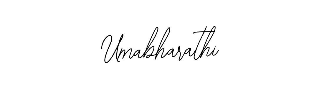 How to make Umabharathi name signature. Use Bearetta-2O07w style for creating short signs online. This is the latest handwritten sign. Umabharathi signature style 12 images and pictures png