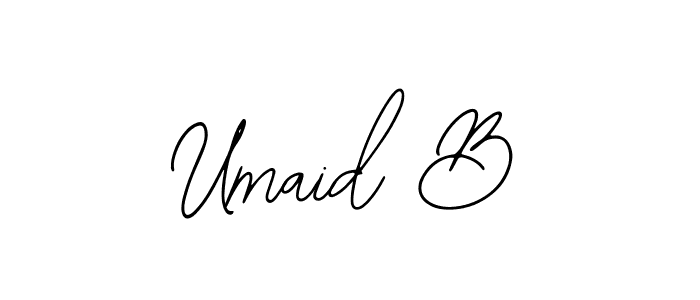 This is the best signature style for the Umaid B name. Also you like these signature font (Bearetta-2O07w). Mix name signature. Umaid B signature style 12 images and pictures png