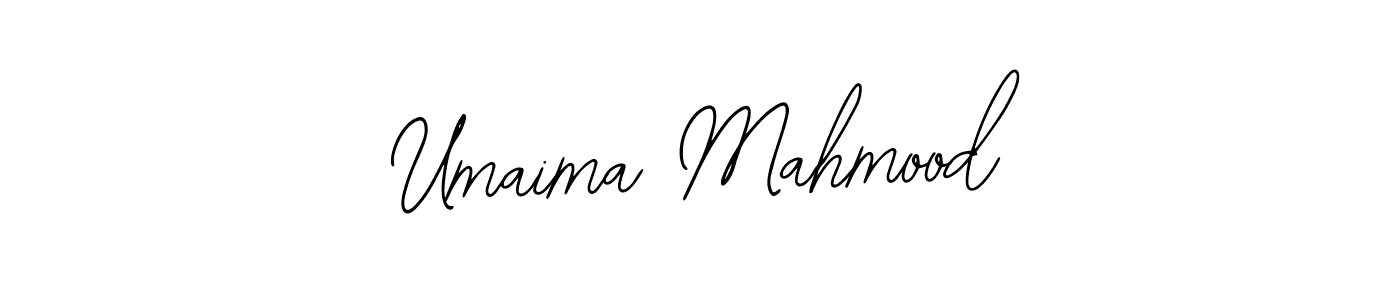 How to Draw Umaima Mahmood signature style? Bearetta-2O07w is a latest design signature styles for name Umaima Mahmood. Umaima Mahmood signature style 12 images and pictures png