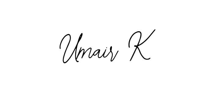 You can use this online signature creator to create a handwritten signature for the name Umair K. This is the best online autograph maker. Umair K signature style 12 images and pictures png