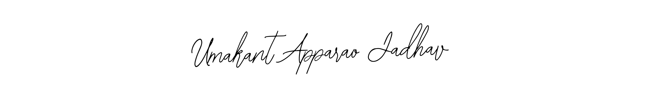 Design your own signature with our free online signature maker. With this signature software, you can create a handwritten (Bearetta-2O07w) signature for name Umakant Apparao Jadhav. Umakant Apparao Jadhav signature style 12 images and pictures png