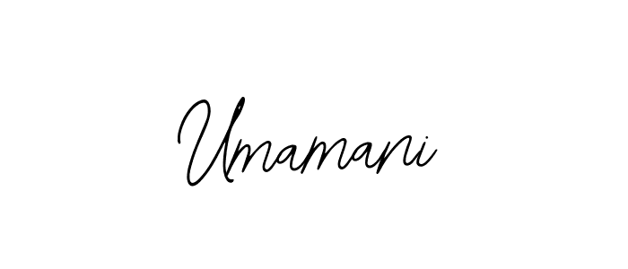 How to make Umamani signature? Bearetta-2O07w is a professional autograph style. Create handwritten signature for Umamani name. Umamani signature style 12 images and pictures png