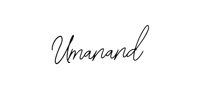 if you are searching for the best signature style for your name Umanand. so please give up your signature search. here we have designed multiple signature styles  using Bearetta-2O07w. Umanand signature style 12 images and pictures png