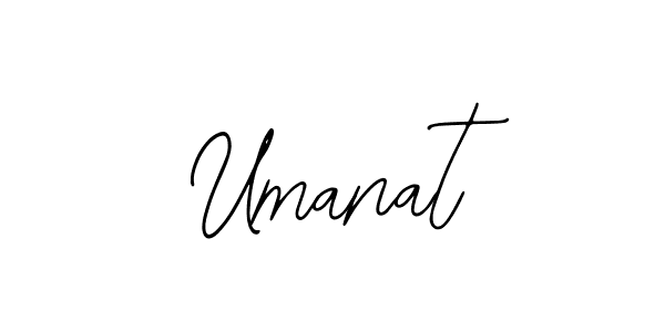You should practise on your own different ways (Bearetta-2O07w) to write your name (Umanat) in signature. don't let someone else do it for you. Umanat signature style 12 images and pictures png