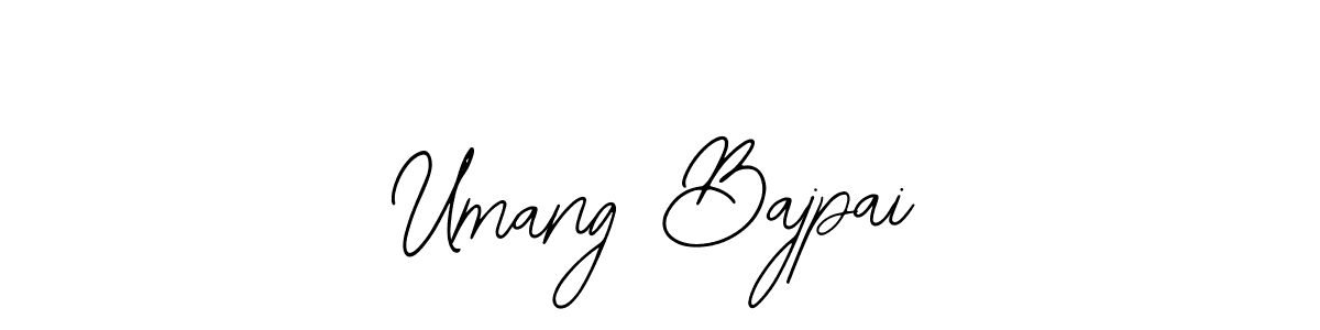 This is the best signature style for the Umang Bajpai name. Also you like these signature font (Bearetta-2O07w). Mix name signature. Umang Bajpai signature style 12 images and pictures png