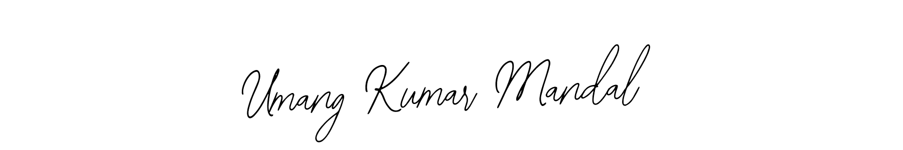 Similarly Bearetta-2O07w is the best handwritten signature design. Signature creator online .You can use it as an online autograph creator for name Umang Kumar Mandal. Umang Kumar Mandal signature style 12 images and pictures png