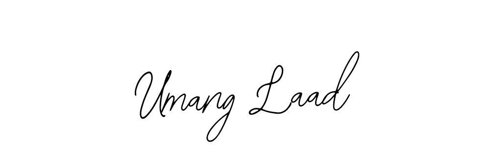 Also You can easily find your signature by using the search form. We will create Umang Laad name handwritten signature images for you free of cost using Bearetta-2O07w sign style. Umang Laad signature style 12 images and pictures png