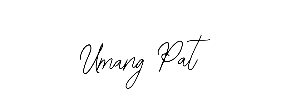 It looks lik you need a new signature style for name Umang Pat. Design unique handwritten (Bearetta-2O07w) signature with our free signature maker in just a few clicks. Umang Pat signature style 12 images and pictures png