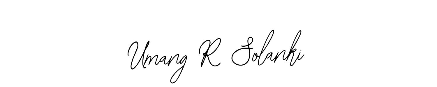 Umang R Solanki stylish signature style. Best Handwritten Sign (Bearetta-2O07w) for my name. Handwritten Signature Collection Ideas for my name Umang R Solanki. Umang R Solanki signature style 12 images and pictures png