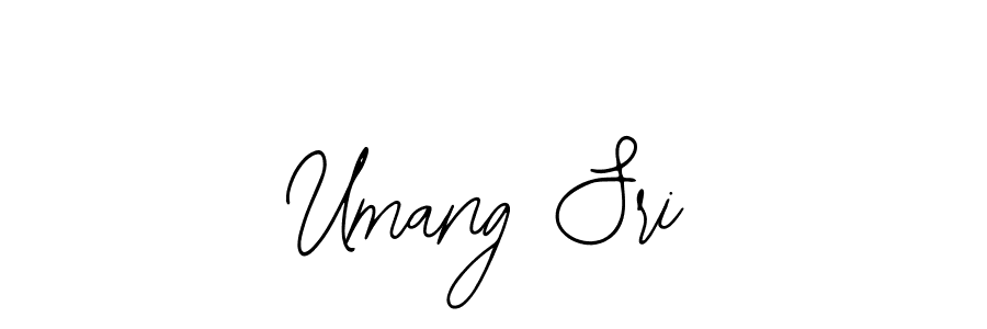 This is the best signature style for the Umang Sri name. Also you like these signature font (Bearetta-2O07w). Mix name signature. Umang Sri signature style 12 images and pictures png