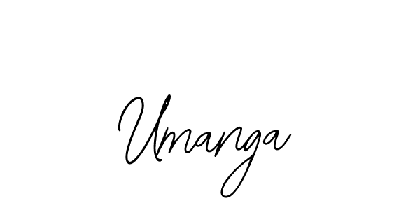 You should practise on your own different ways (Bearetta-2O07w) to write your name (Umanga) in signature. don't let someone else do it for you. Umanga signature style 12 images and pictures png