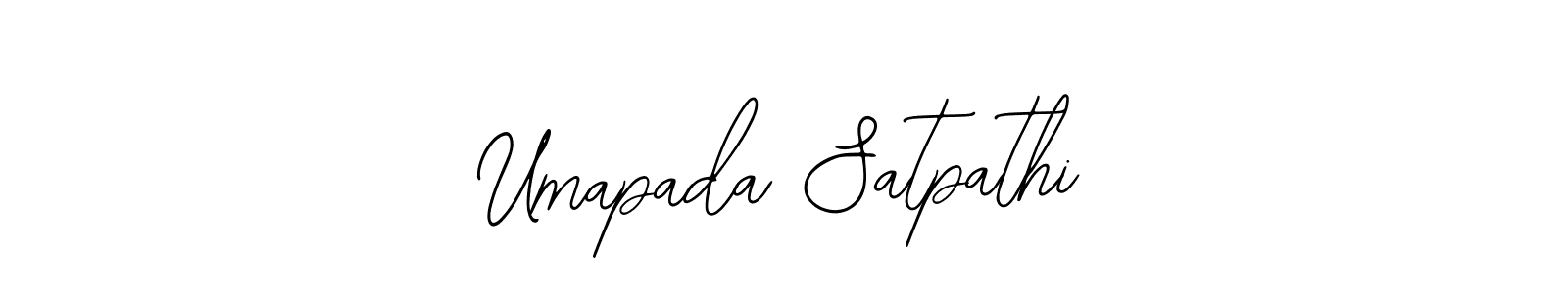 Use a signature maker to create a handwritten signature online. With this signature software, you can design (Bearetta-2O07w) your own signature for name Umapada Satpathi. Umapada Satpathi signature style 12 images and pictures png