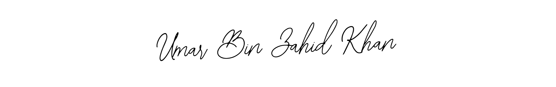 Make a beautiful signature design for name Umar Bin Zahid Khan. Use this online signature maker to create a handwritten signature for free. Umar Bin Zahid Khan signature style 12 images and pictures png