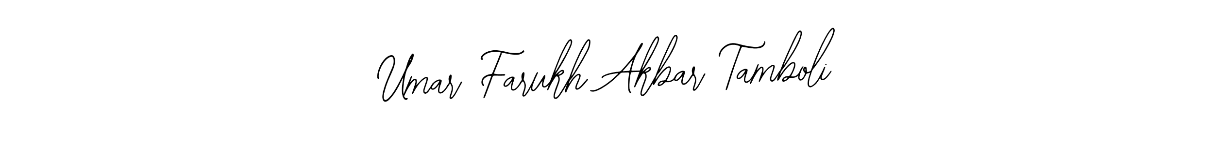 This is the best signature style for the Umar Farukh Akbar Tamboli name. Also you like these signature font (Bearetta-2O07w). Mix name signature. Umar Farukh Akbar Tamboli signature style 12 images and pictures png