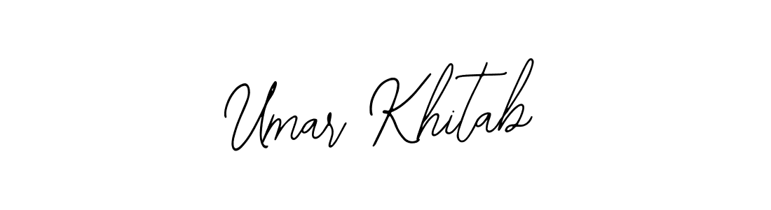 Also You can easily find your signature by using the search form. We will create Umar Khitab name handwritten signature images for you free of cost using Bearetta-2O07w sign style. Umar Khitab signature style 12 images and pictures png