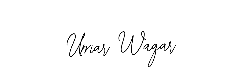 Umar Waqar stylish signature style. Best Handwritten Sign (Bearetta-2O07w) for my name. Handwritten Signature Collection Ideas for my name Umar Waqar. Umar Waqar signature style 12 images and pictures png