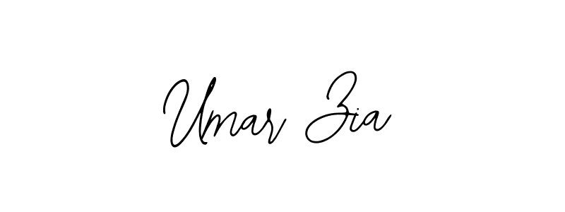 You should practise on your own different ways (Bearetta-2O07w) to write your name (Umar Zia) in signature. don't let someone else do it for you. Umar Zia signature style 12 images and pictures png