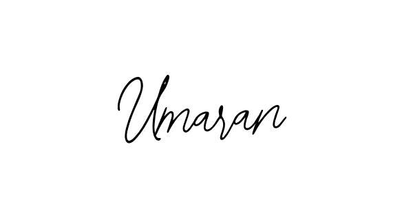 You should practise on your own different ways (Bearetta-2O07w) to write your name (Umaran) in signature. don't let someone else do it for you. Umaran signature style 12 images and pictures png