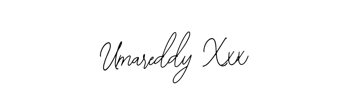 Use a signature maker to create a handwritten signature online. With this signature software, you can design (Bearetta-2O07w) your own signature for name Umareddy Xxx. Umareddy Xxx signature style 12 images and pictures png