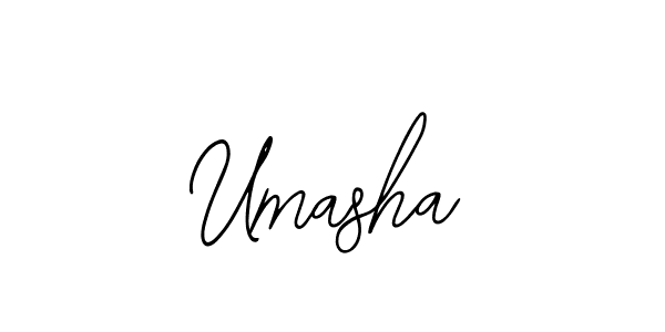 if you are searching for the best signature style for your name Umasha. so please give up your signature search. here we have designed multiple signature styles  using Bearetta-2O07w. Umasha signature style 12 images and pictures png